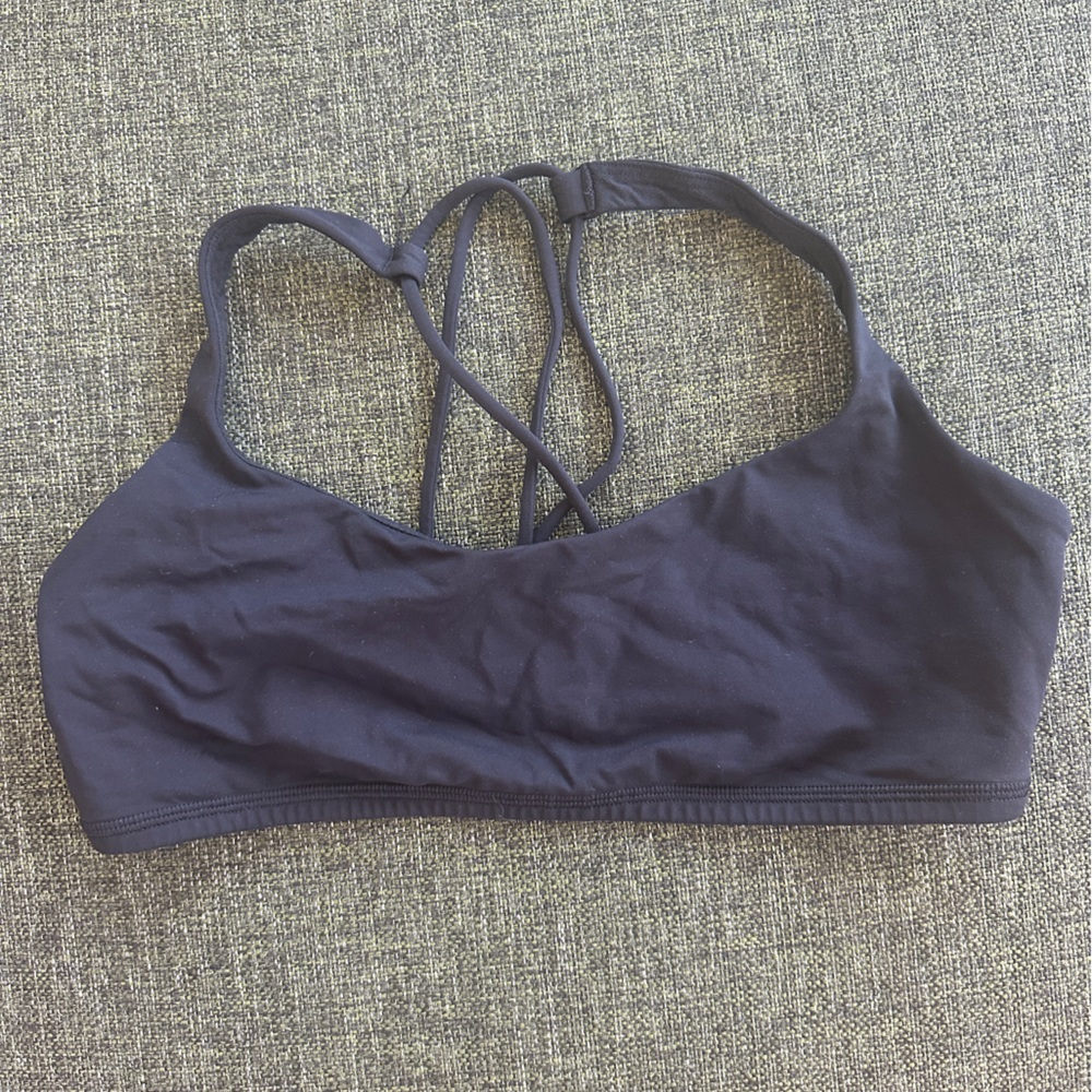 LULULEMON athletic sports bra black size 8